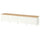 BESTÅ TV bench with doors, white/Lappviken/Stubbarp white, 240x42x50 cm