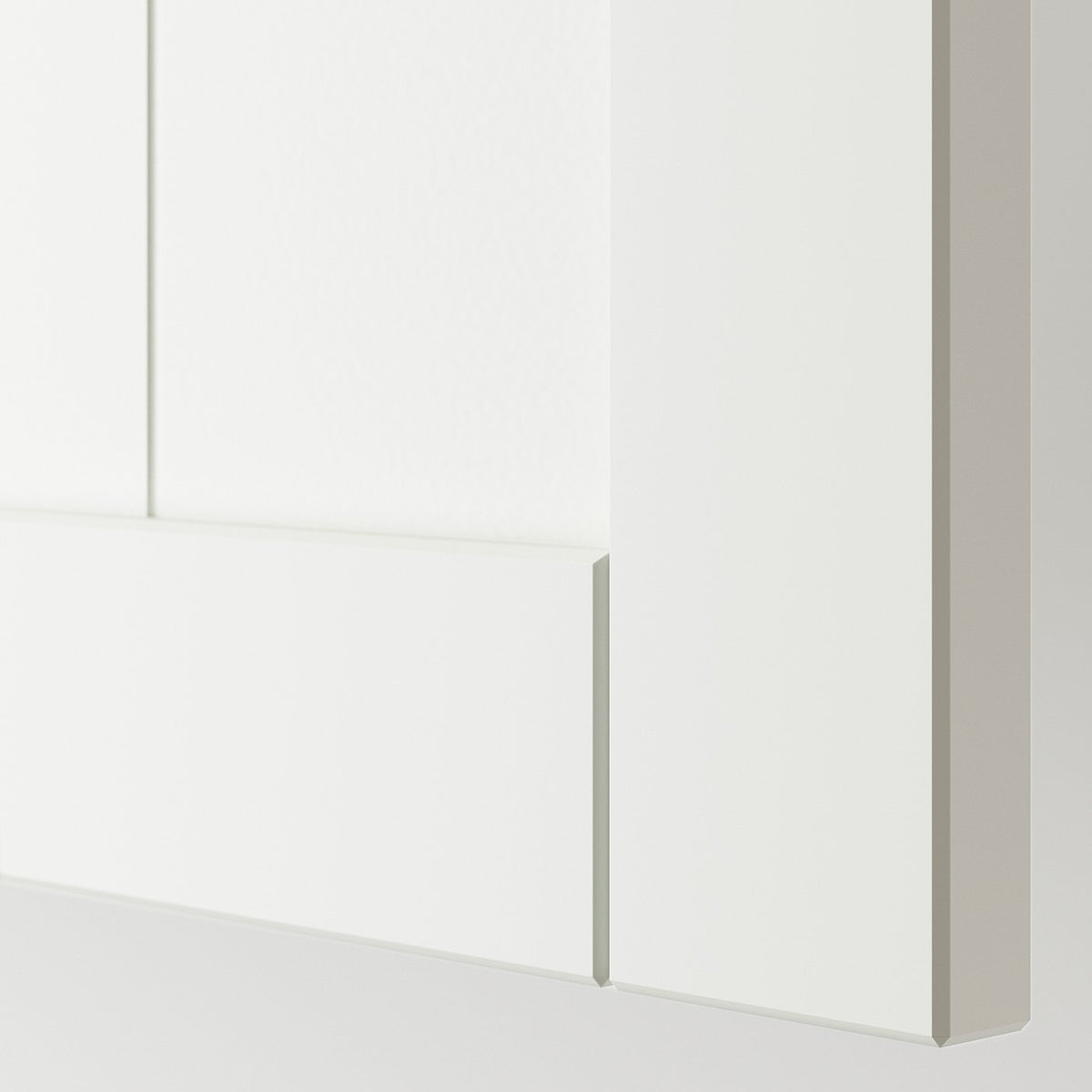 BESTÅ TV bench with doors, white/Pipmakare white, 240x42x50 cm