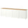 BESTÅ TV bench with doors, white/Pipmakare white, 240x42x76 cm