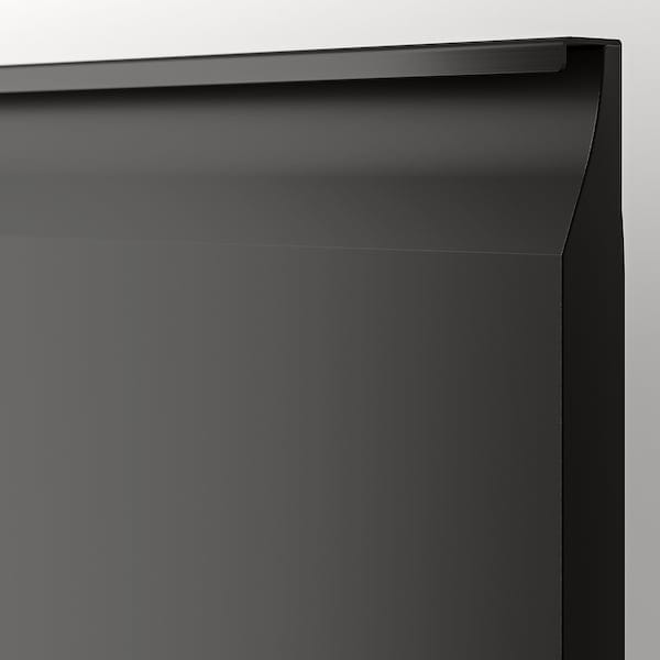 Ikea BESTÅ - TV bench with doors, black-brown Hammarsmed/anthracite, 180x42x38 cm