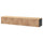 BESTÅ TV bench with doors, black-brown/Hedeviken oak veneer, 240x42x40 cm