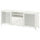 BESTÅ TV bench with drawers, white/Selsviken high-gloss/white frosted glass, 180x74x40 cm