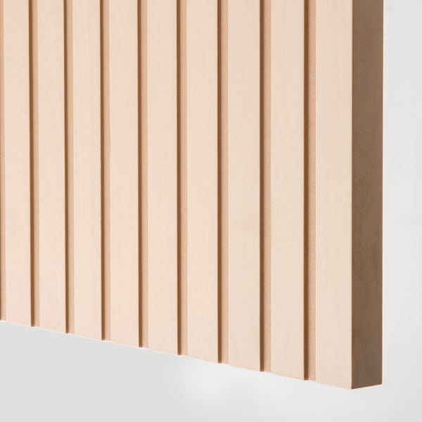 BESTÅ - BESTÅ Storage combination with drawers, white Björköviken/birch veneer, 180x42x74 cm