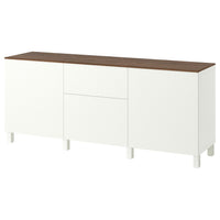 BESTÅ storage combination with drawers, white/Förvaltare white, 180x42x75 cm