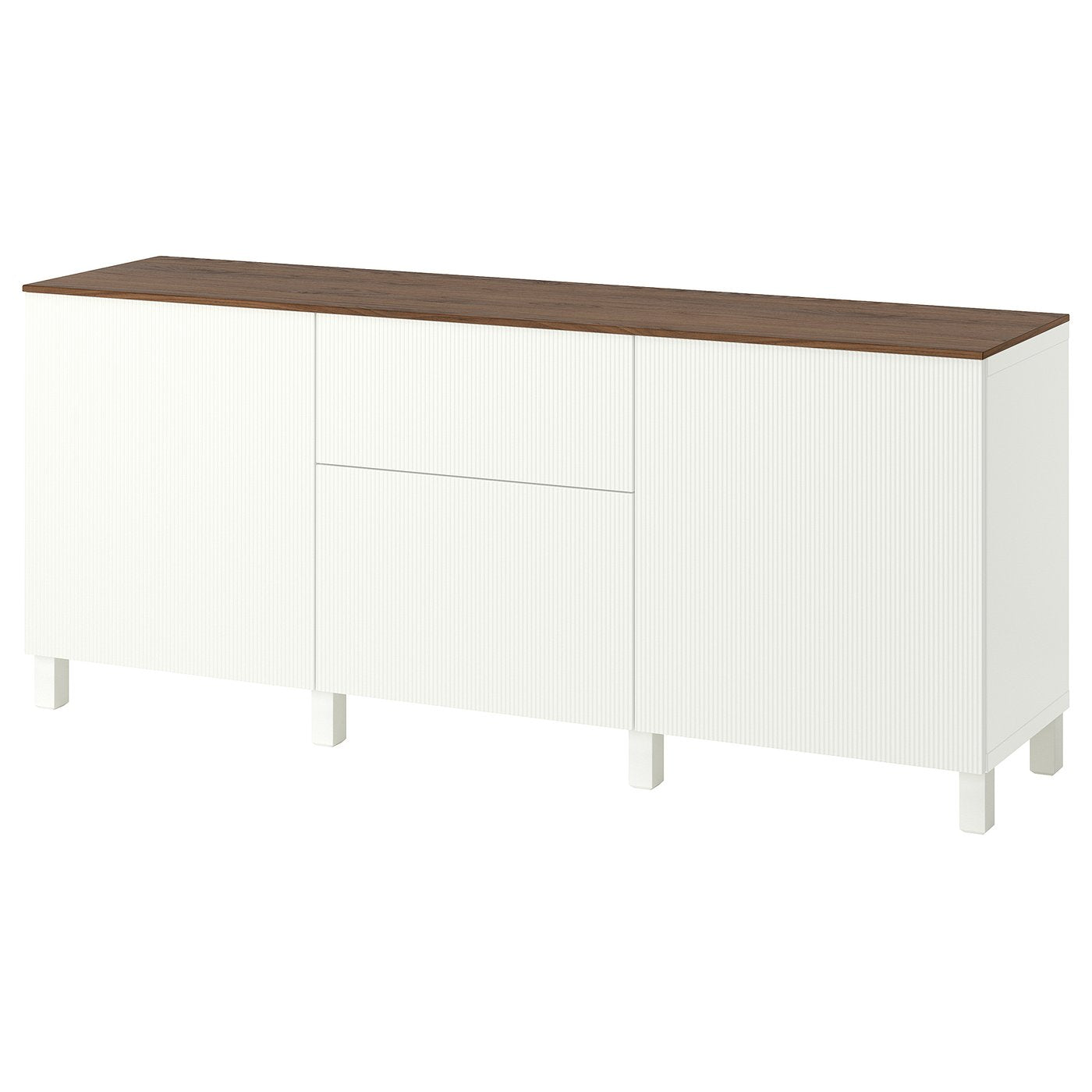 BESTÅ storage combination with drawers, white/Förvaltare white, 180x42x75 cm