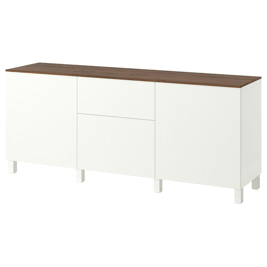 BESTÅ storage combination with drawers, white/Förvaltare white, 51.0x75.2x32.5 cm