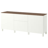 BESTÅ storage combination with drawers, white/Förvaltare white, 180x42x75 cm