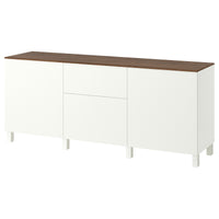 BESTÅ storage combination with drawers, white/Förvaltare white, 180x42x75 cm