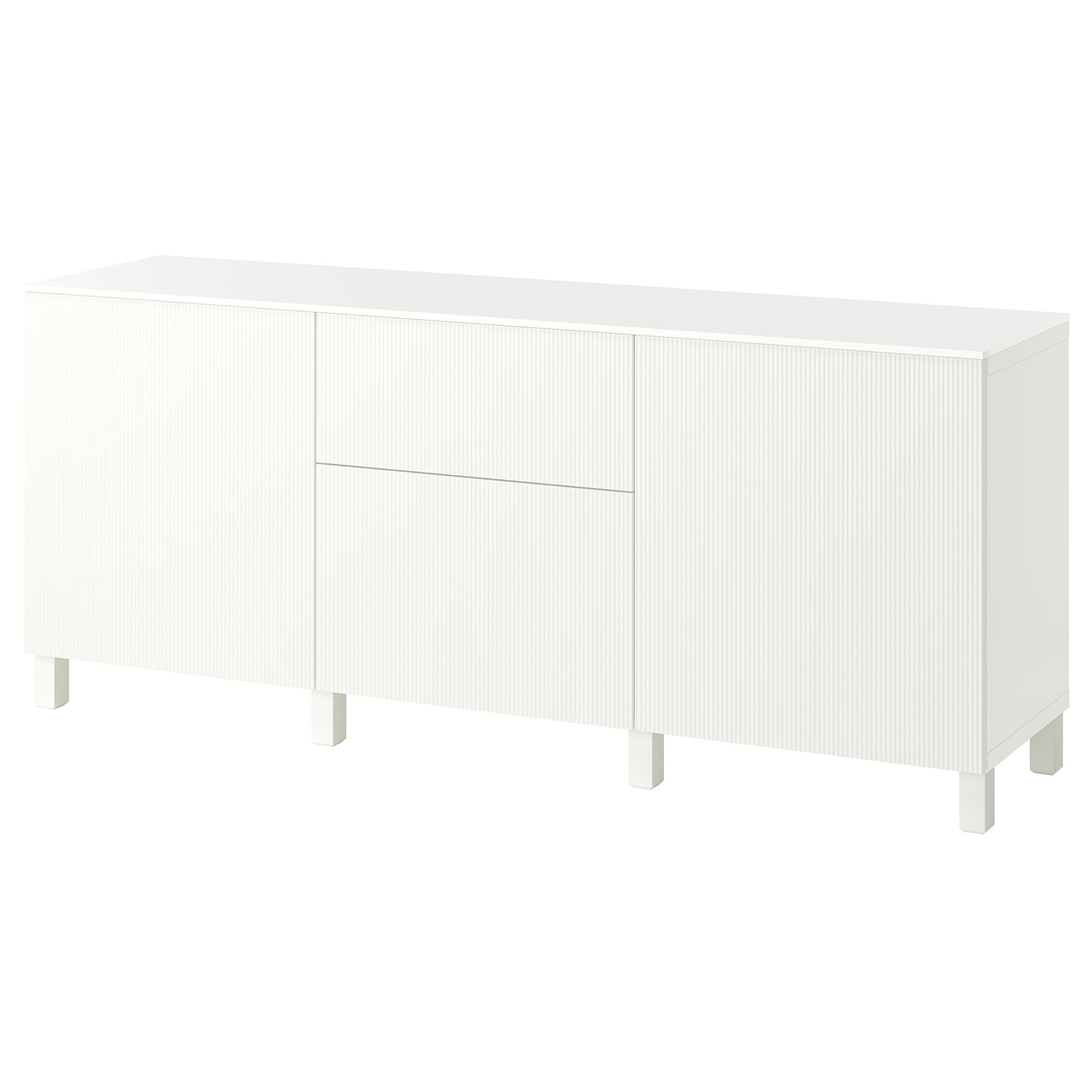 BESTÅ storage combination with drawers, white/Förvaltare white, 180x42x75 cm