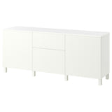 BESTÅ storage combination with drawers, white/Förvaltare white, 180x42x75 cm