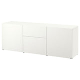 BESTÅ storage combination with drawers, white/Lappviken white, 180x42x65 cm