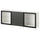 BESTÅ - BESTÅ Storage combination with drawers, white Lappviken/Stubbarp/Fällsvik anthracite, 180x42x74 cm