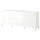 BESTÅ storage combination with drawers, white/Selsviken/Stubbarp high-gloss white, 180x42x75 cm