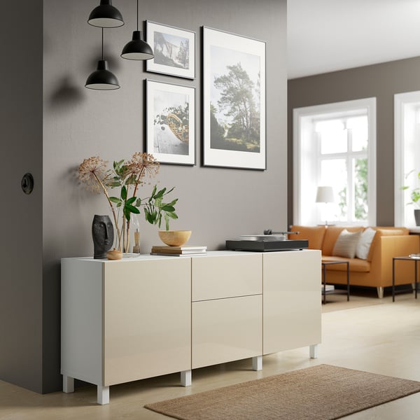 BESTÅ - Furniture with drawers , 180x42x74 cm