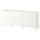 BESTÅ storage combination with drawers, Förvaltare white/Stubbarp white, 180x42x74 cm