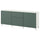 BESTÅ storage combination with drawers, Krukmakare dark grey-green/Stubbarp white, 180x42x74 cm