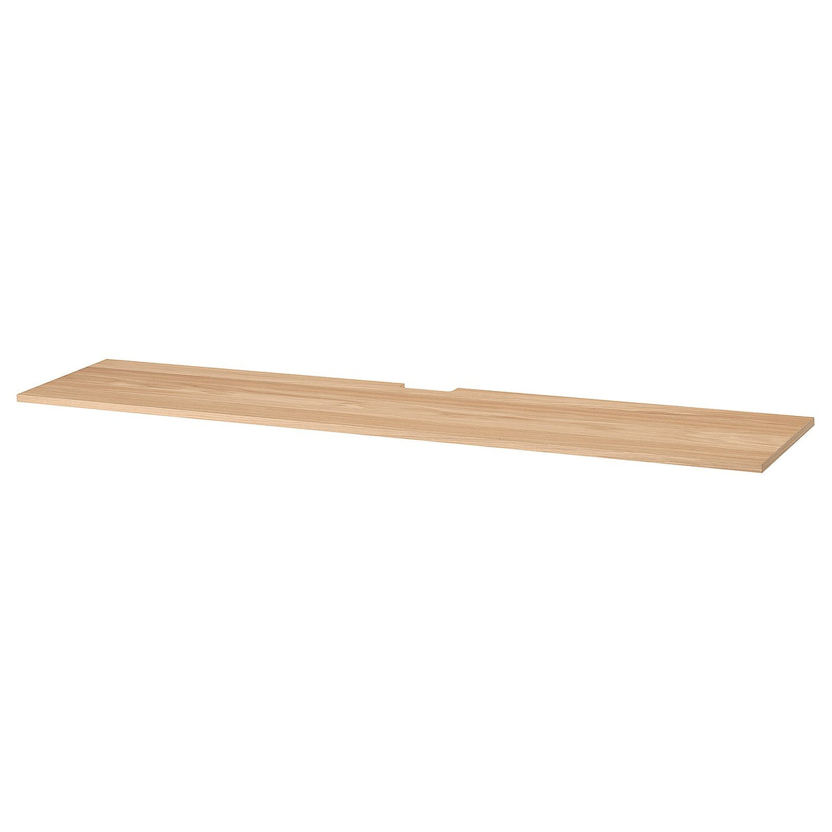 BESTÅ top panel for TV, oak veneer, 240x42 cm