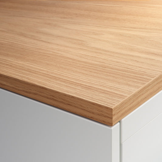 BESTÅ top panel, oak veneer, 240x42 cm