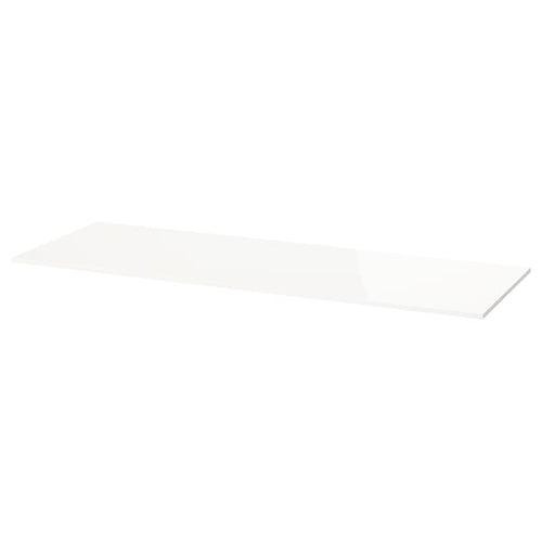 BESTÅ top panel, high-gloss white, 120x42 cm