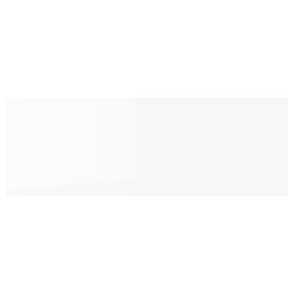BESTÅ cover top, glossy white, 120x42 cm