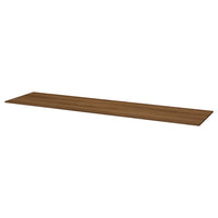 BESTÅ top panel, brown/walnut, 180x42 cm