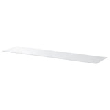 BESTÅ top panel, glass/white, 180x40 cm