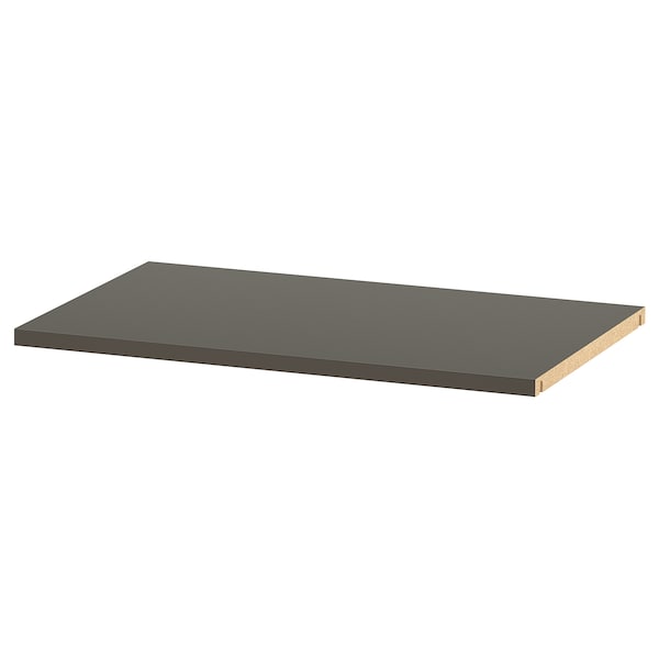 BESTÅ - Shelf, dark grey, 56x36 cm