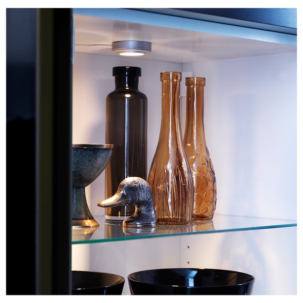 BESTÅ glass shelf, glass, 56x36 cm