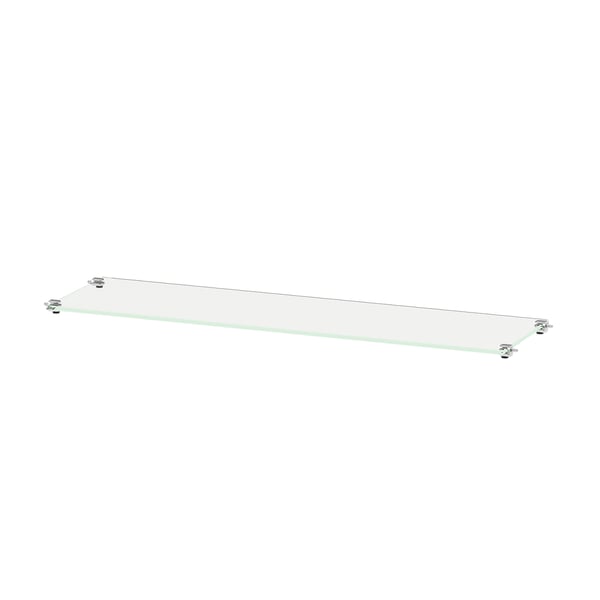 BESTÅ - BESTÅ Glass shelf, glass, 56x16 cm