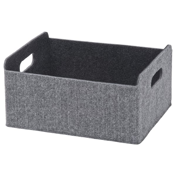 BESTÅ - BESTÅ Box, grey, 25x31x15 cm