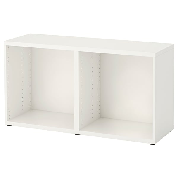BESTÅ frame, white, 120x40x64 cm