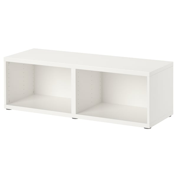 BESTÅ frame, white, 120x40x38 cm