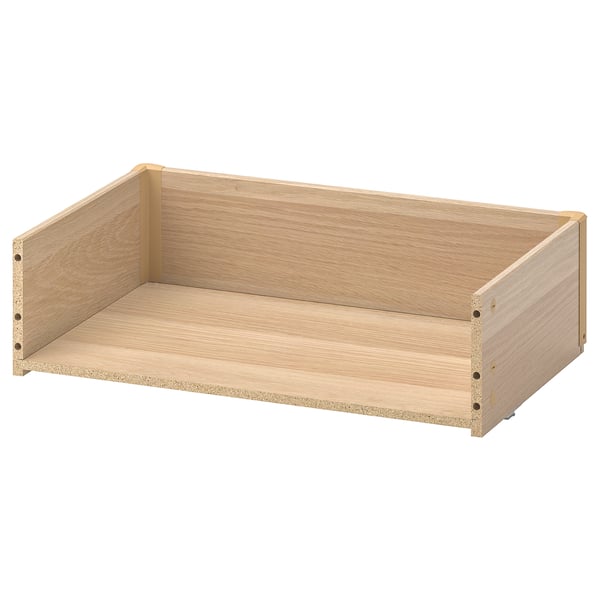 BESTÅ - BESTÅ Drawer frame, white stained oak effect, 60x15x40 cm