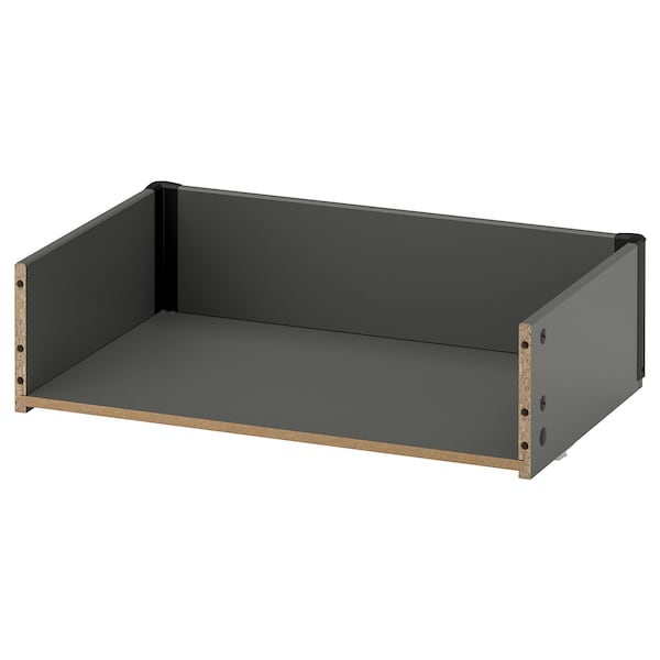 Ikea BESTÅ - Drawer frame, dark grey, 60x15x40 cm