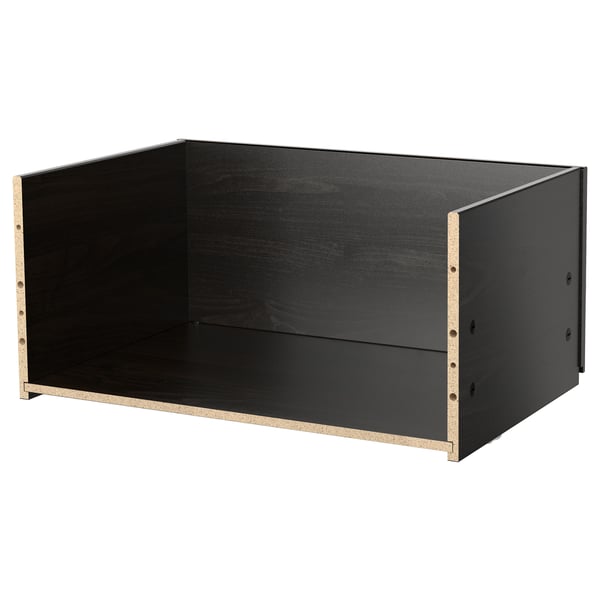 BESTÅ drawer frame, black-brown, 60x25x40 cm