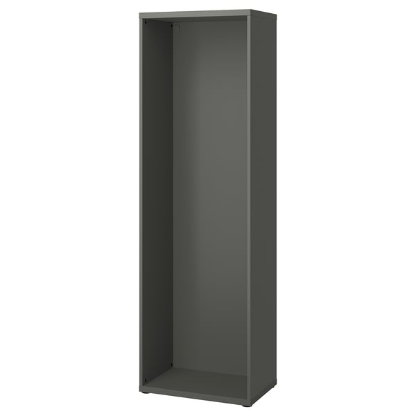 BESTÅ - BESTÅ Frame, dark grey, 60x40x192 cm
