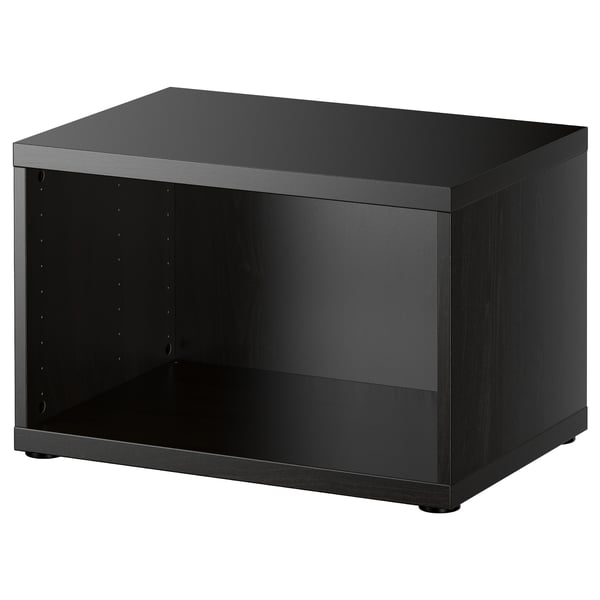 BESTÅ frame, black-brown, 60x40x38 cm