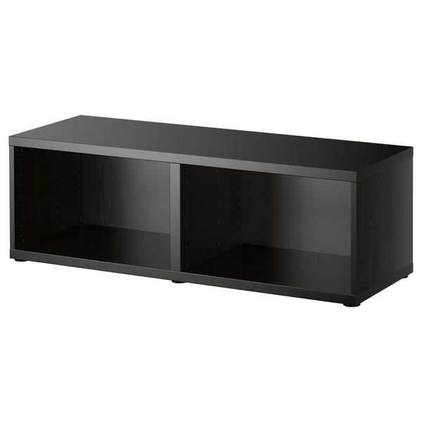 BESTÅ frame, black-brown, 120x40x38 cm