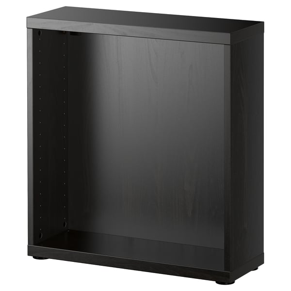 BESTÅ frame, black-brown, 60x20x64 cm