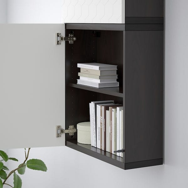 Ikea BESTÅ - Frame, black-brown, 60x20x64 cm