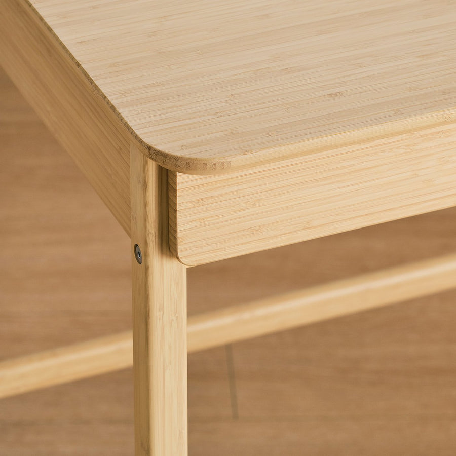 BETESHÄST desk, light bamboo, 120x60 cm