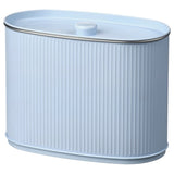 BETTHAJ tin with lid, for dry food/pale blue, 3.1 l