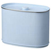 BETTHAJ tin with lid, for dry food/pale blue, 3.1 l