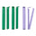 BEVARA sealing clip, green/lilac, 6 pack