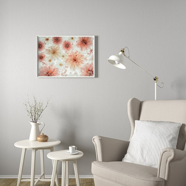 BILD - Poster, flowers-transparent, 70x50 cm