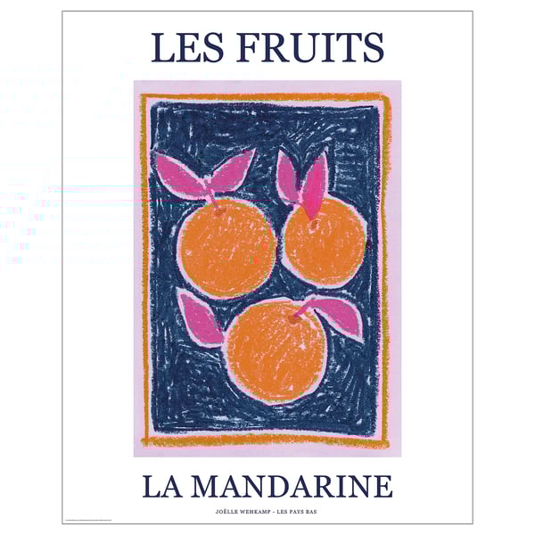 BILD poster, les fruits, 40x50 cm