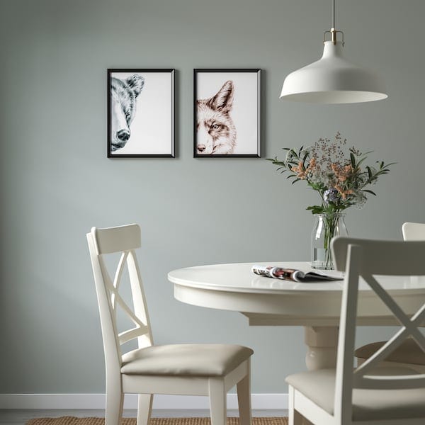 Ikea BILD - Poster, bear and fox, 30x40 cm