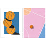 BILD poster, basketball match, 21x30 cm, 2 pack