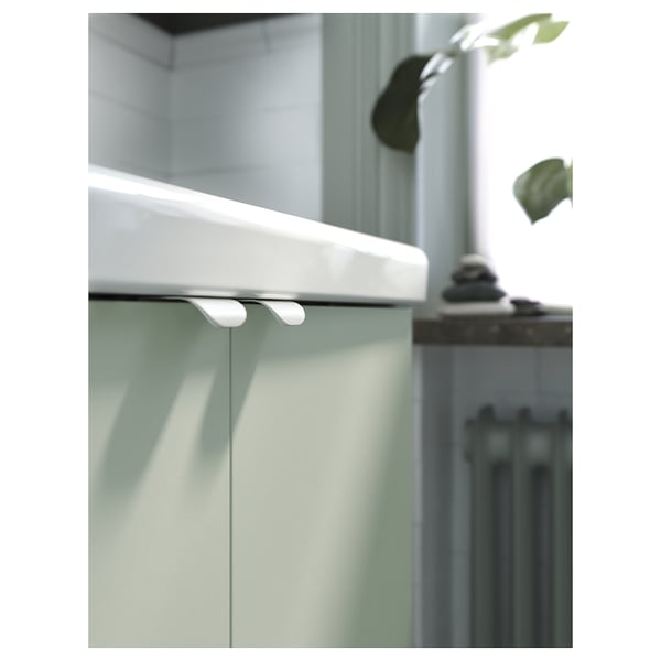 BILLSBRO handle, white, 40 mm, 2 pack