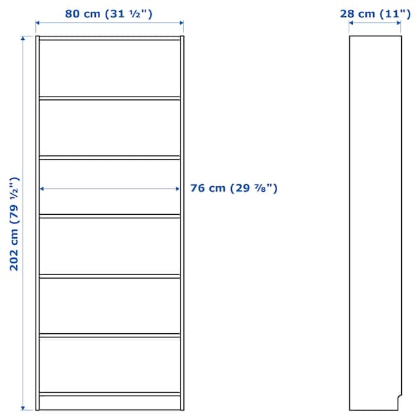 Ikea BILLY / BRIMNES - TV combination, white, 340x41x202 cm